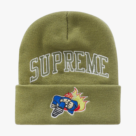 Supreme Duck Down Records Beanie Olive