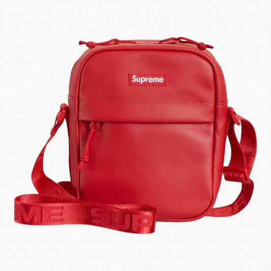 Supreme Shoulder Bag Red Leather